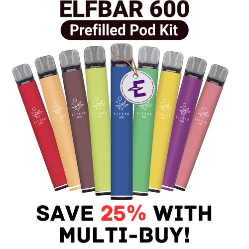 Elf bar 600puffs rechargeable - bar,