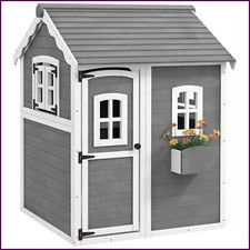 Wooden Kids Outdoor Playhouse