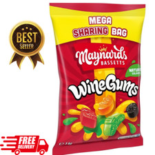 Maynards Bassetts Wine Gums Giant Sweets Sharing Bag, 1 kg