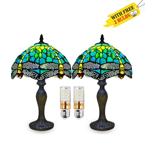 Pair tiffany style - tiffany, 10inch