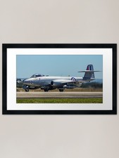 Gloster meteor framed art - gloster,
