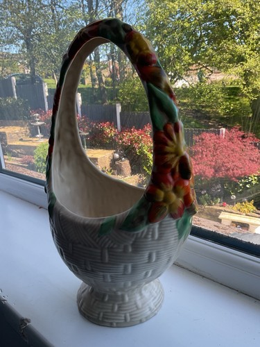 Clarice cliff garden basket - garden,