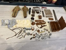 Lone Ranger Figure Prairie Wagon Spare Parts Accessories Marx Tonto Bundle Lot