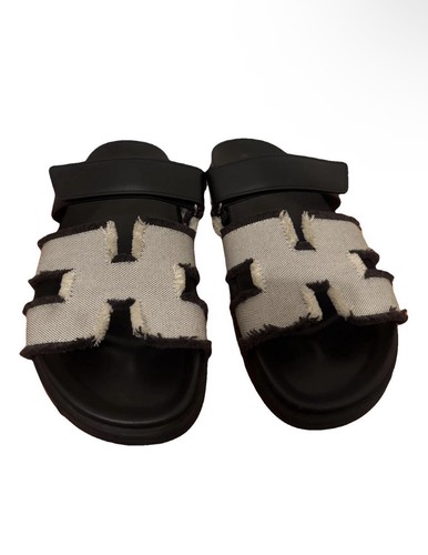 Hermes chypre sandals black - chypre,