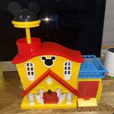 Rare Disney Mickey Mouse Mickeys’s House Playset Vintage With Working Door Bell 