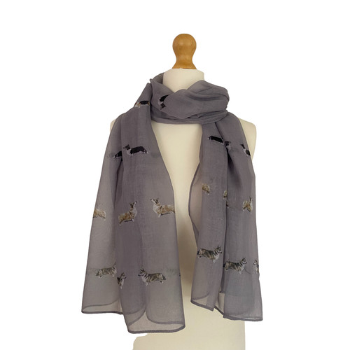 Corgi scarf ladies - corgi,