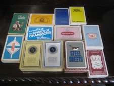 11 Packs Vtg. Playing Cards