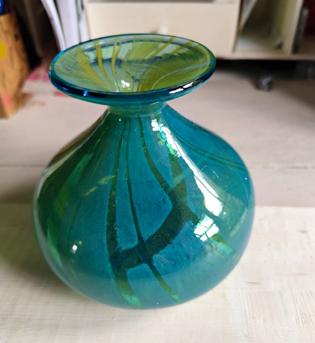 Vintage signed mdina - vintage, glass