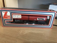 Lima 302909W Total Long Bogie Tank Wagon OO Gauge Oil Tanker, VGC