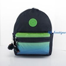NWT Kipling KI0284 Bouree Backpack Book School Bag Polyester Washed Lines Multi
