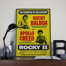Rocky 2 Stallone Boxing  Movie Film Poster Print Picture A3 A4 Boxing Posters
