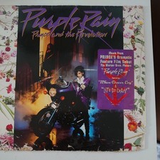 Purple Rain Soundtrack Sealed with color poster