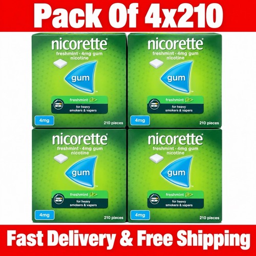 Nicorette freshmint 4mg gum - gum, 4