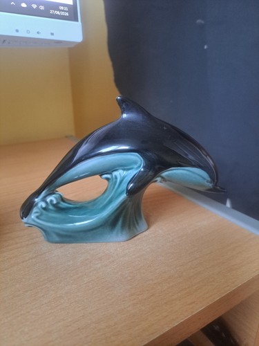 Poole pottery small blue and - pottery,