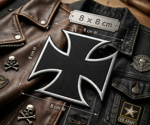 Maltese cross heavy metal - cross,
