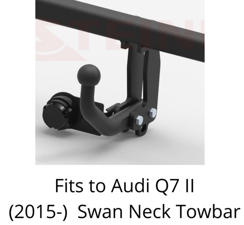 Swan neck tow - bar, audi