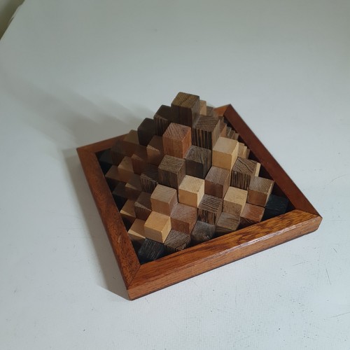 Wooden impossipuzzle - wooden, 3d