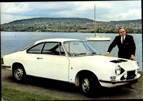 Postcard simca 1200 bertone - postcard, s