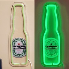 Heineken neon LED wall sign -