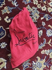 Blue And Red Vinyle Shoes Size