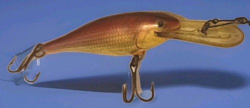 Vintage rapala shad rap - shad, cw