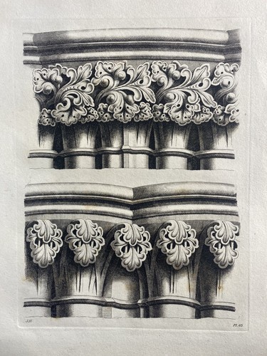 Antique print engraving