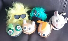 Vintage Teachers Pets Bundle of 6 Zip Up Book Keychain Plush Toys