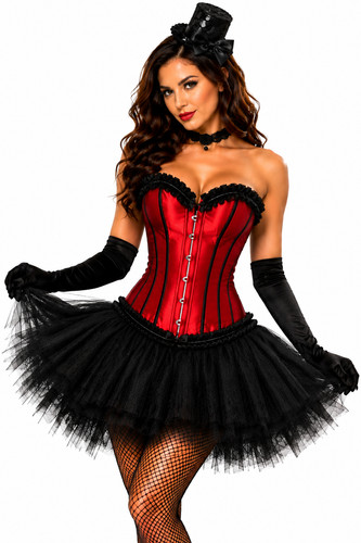 Burlesque costume corset dress - burlesque,