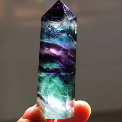 Natural fluorite crystal - natural,