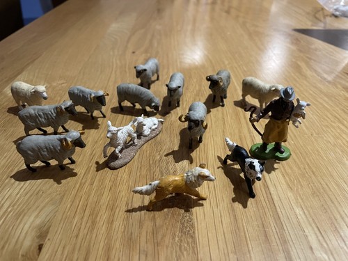 Vintage britains farm shepherd - farm,