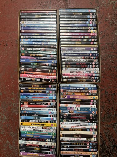 98x new used dvds raw - new,