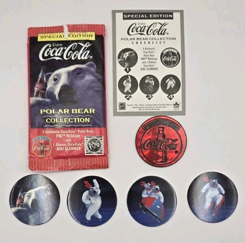 1995 coca cola - coca-cola, pogs