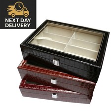 Crocodile Faux Leather Glasses