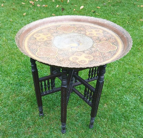Benares wood brass - benares, &
