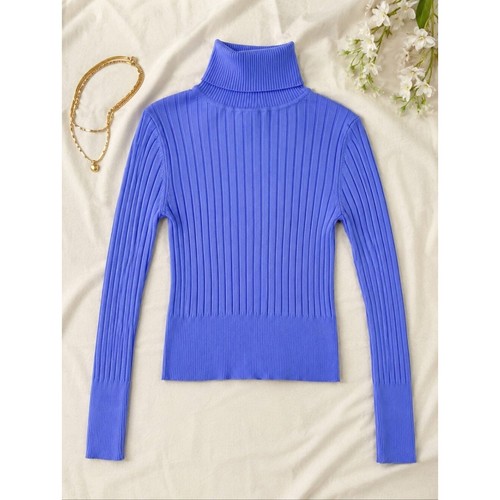 Zara ribbed knit turtleneck - ribbed,