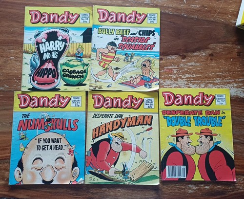 Vintage dandy comic - 5x,
