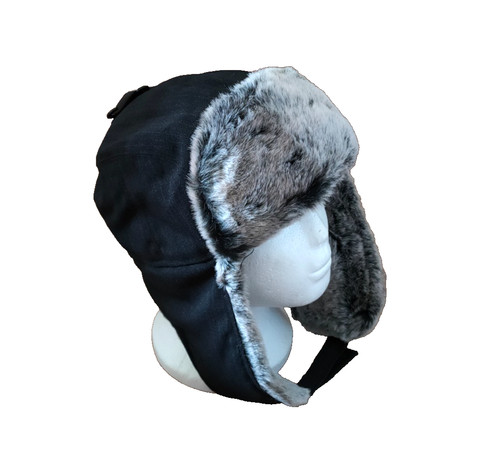 Warm winter trapper hat - trapper,