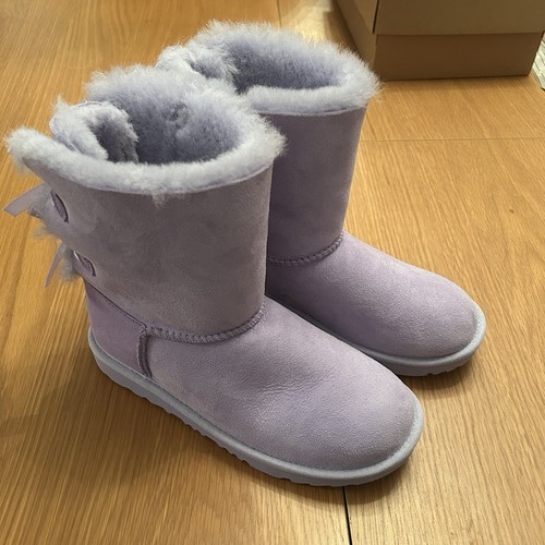 Ugg double bailey bows lilac - bailey,