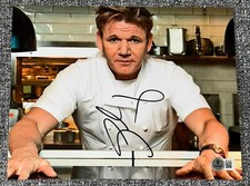 Gordon Ramsay Signed Autograph 8x10 Photo Hell's Kitchen Authentic Beckett BAS