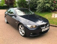 BMW E92 2007 (57) 320i SE, Blue (CAT N) For Spares Or Repair (Needs New Engine)