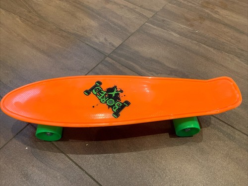 Skateboard bored neon - neon, orange