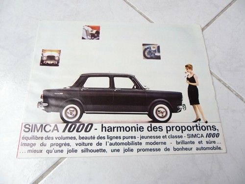 Simca 1000 1963 brochure - simca,