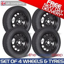 4x 16" VW Caddy 2007 - 2019 Full Size Steel Wheels & Tyres - Free Delivery