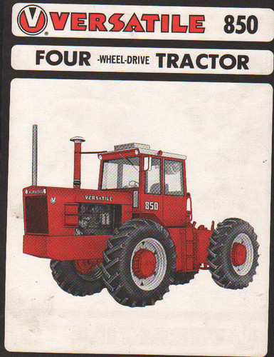 Versatile 850 articulated - versatile, "850"
