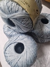 PHILDAR PERLE 5 In Pale Blue 240gms.