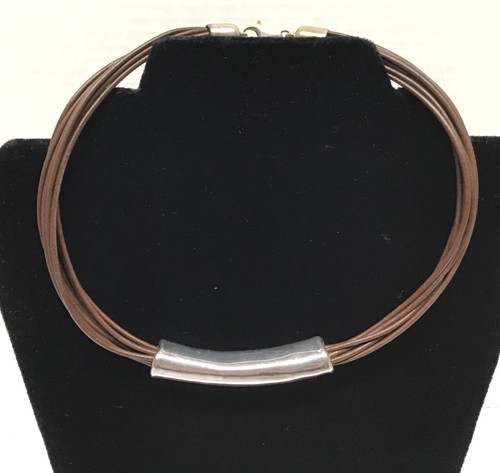 Brown leather vintage inch - leather, 12