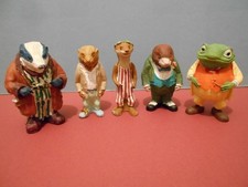1995 Typhoo 5 Piece Wind In The Willows hand painted figures