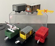 Thomas and Friends Trackmaster Bundle Toby Troublesome Truck Harold Carriages