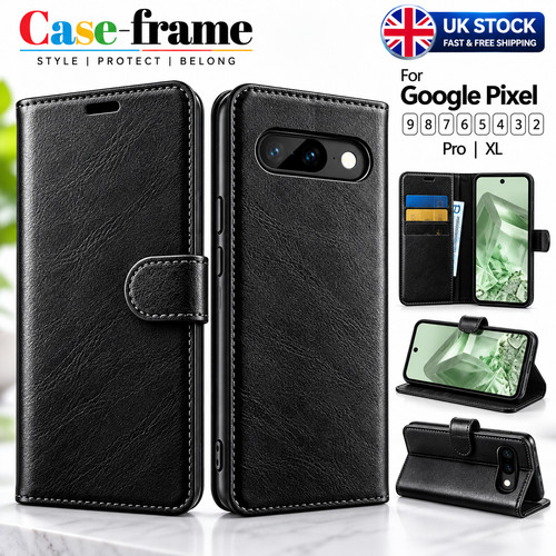 Leather wallet case - for, google