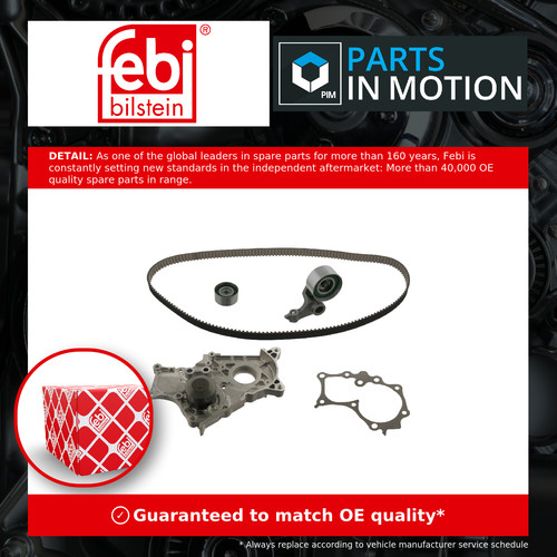 Timing belt water pump kit - belt,